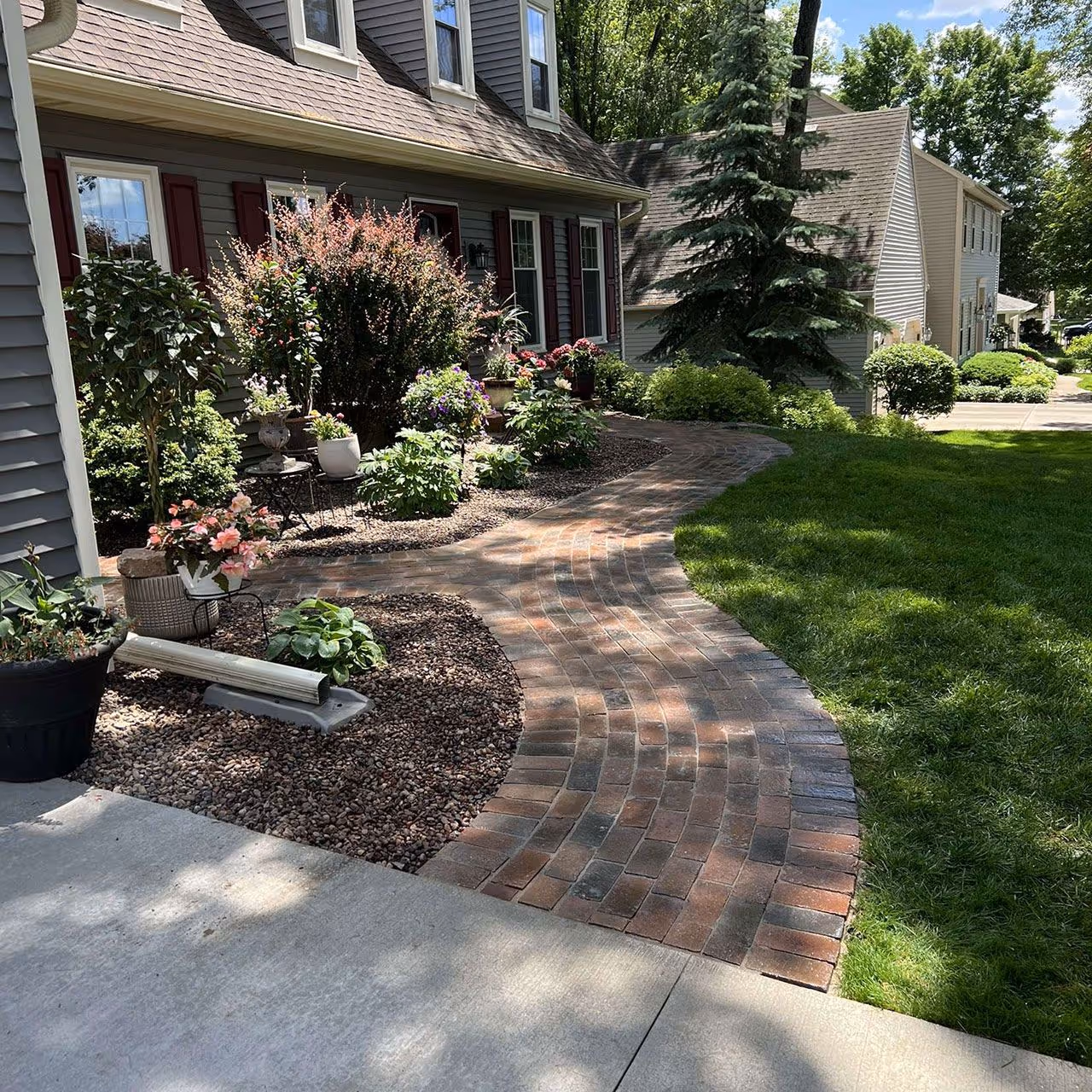 Professional landscape renovation service image Brown County