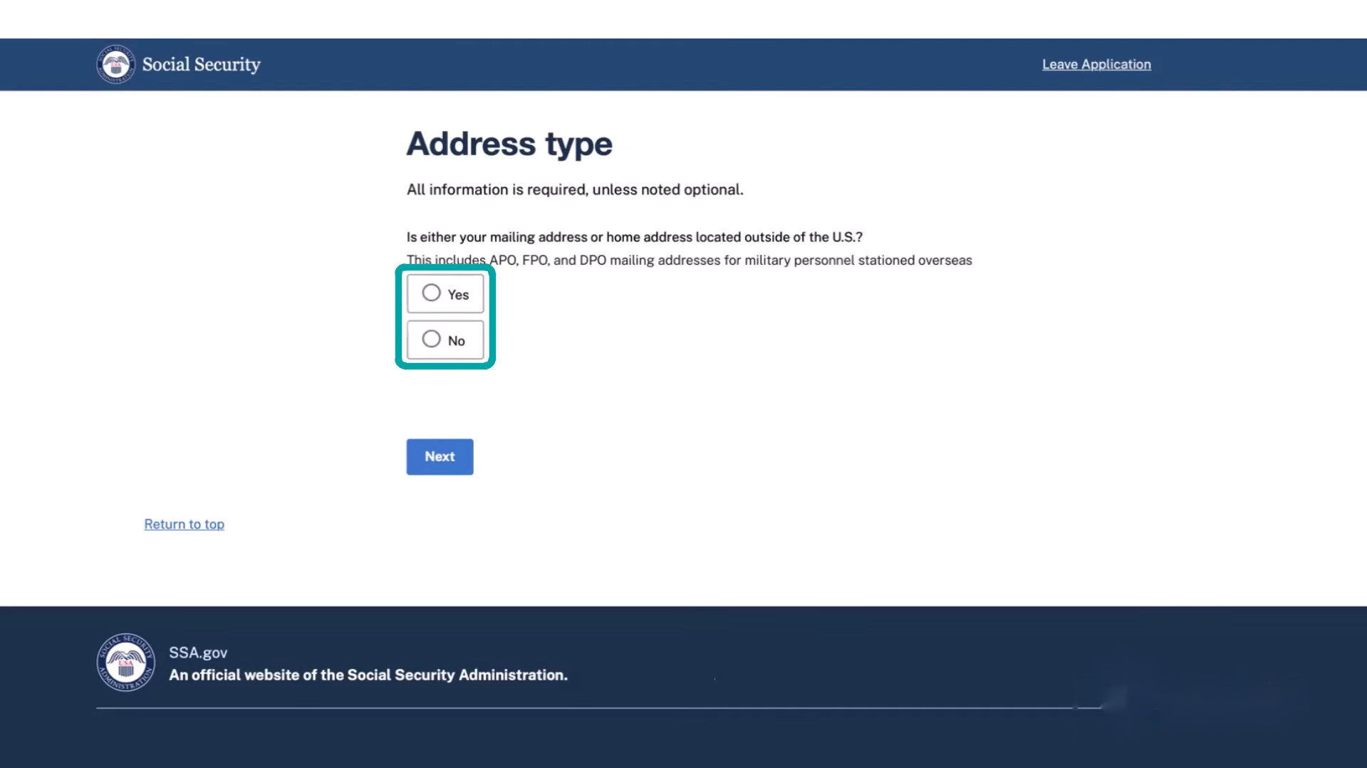 Medicare enrollment walkthrough — Step 8