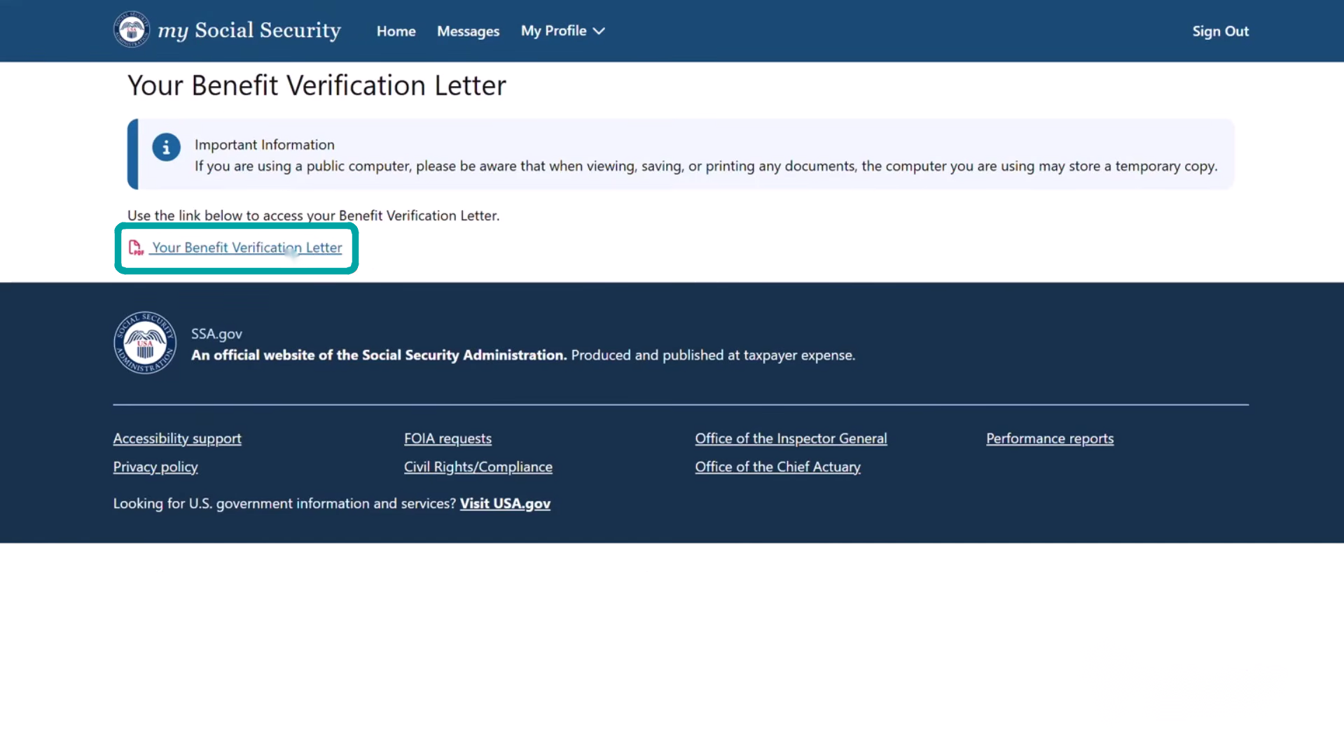 Medicare enrollment walkthrough — Step 25