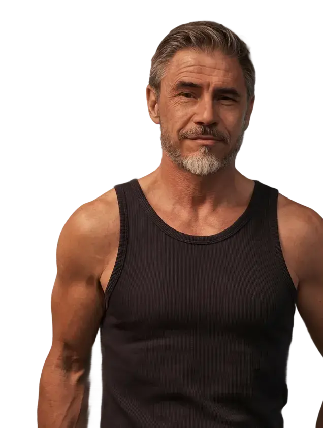 A man smiling