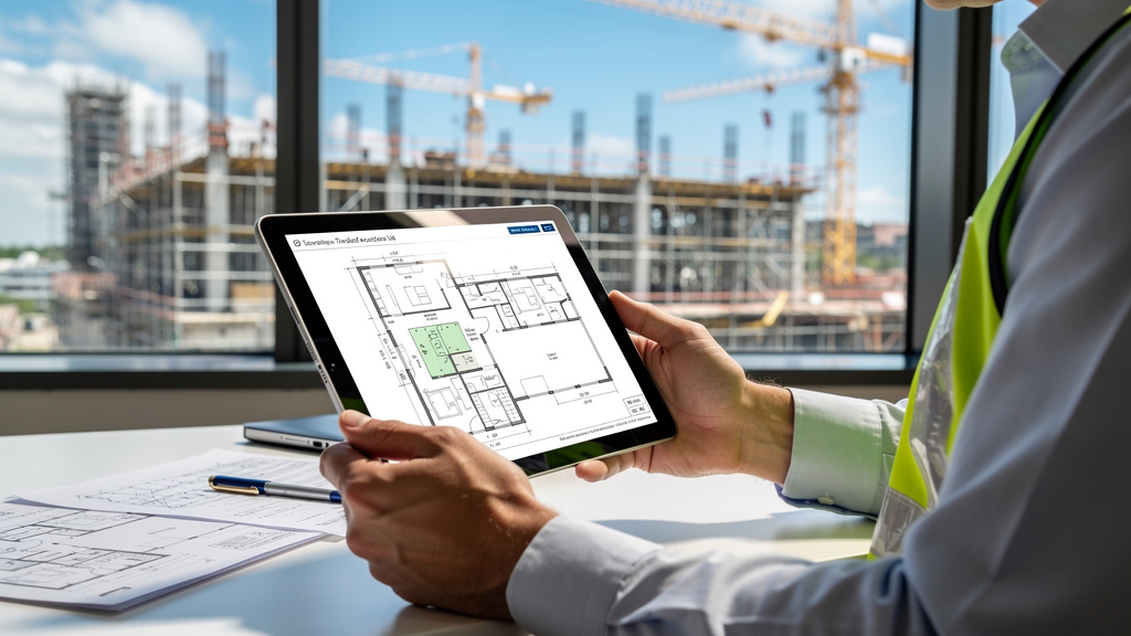 Digital technology in construction project management workflow