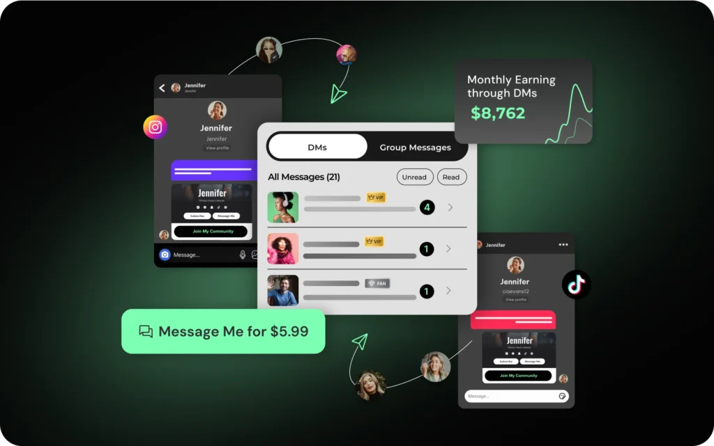 💬 Built-In Messaging That Converts