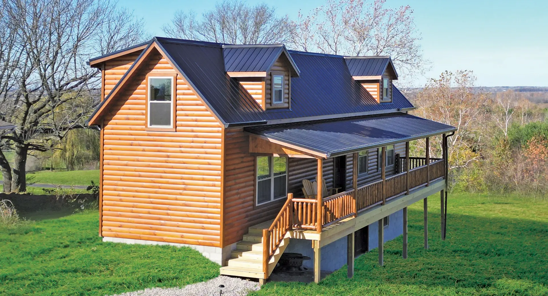 pioneer modular home front porch