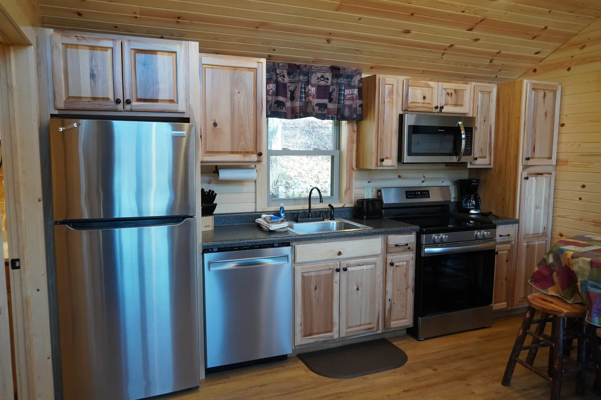 custom tiny home kitchen custom cabinets