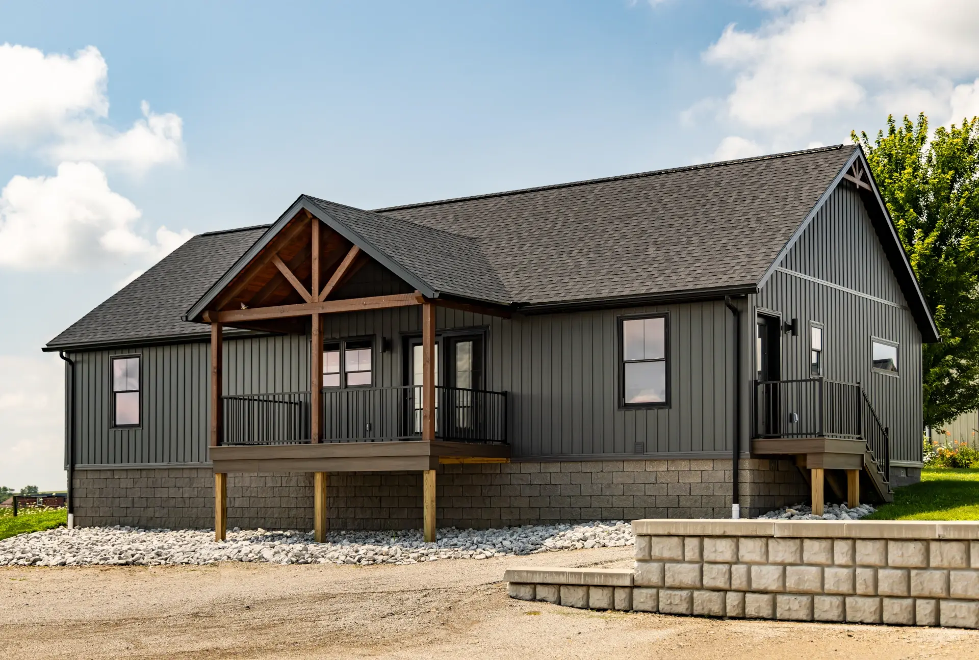 dogwood modular home back deck