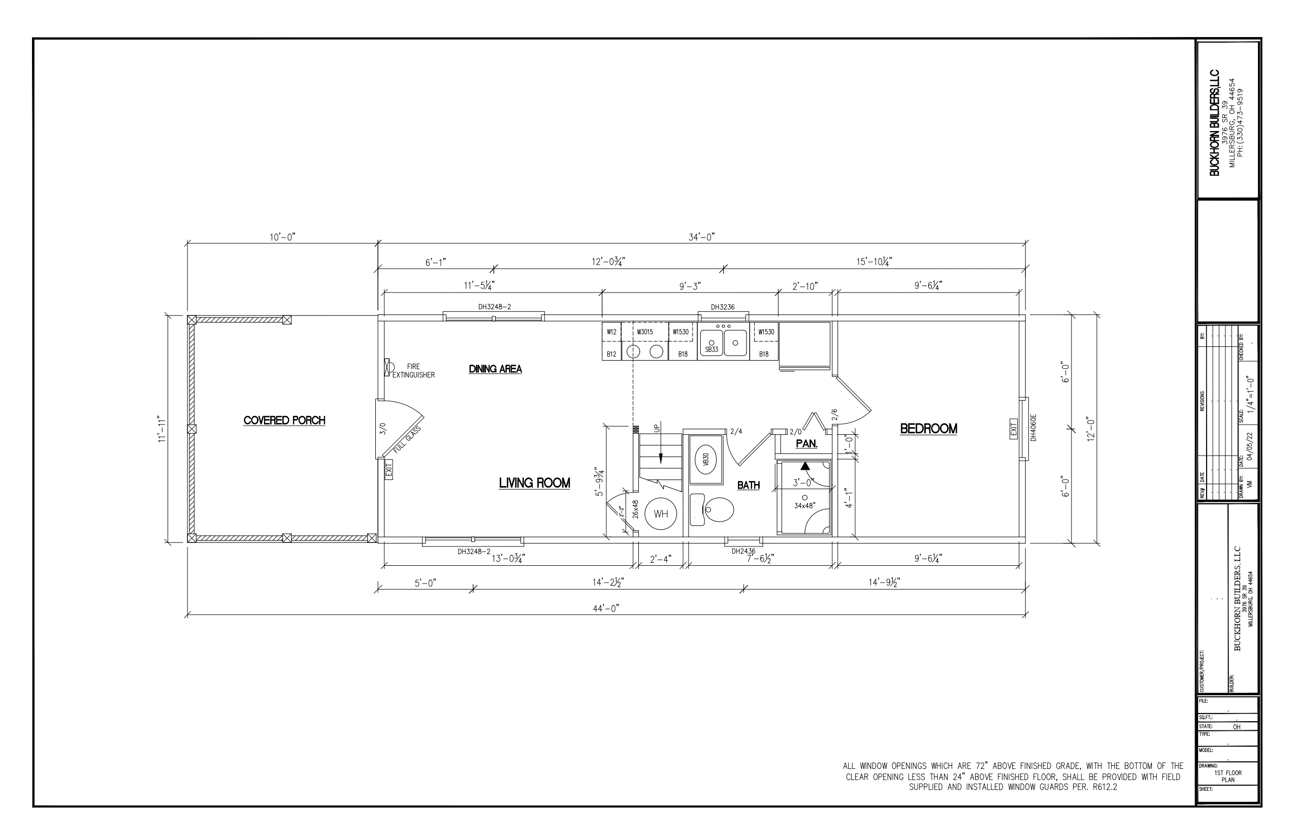 Cedar Ridge 12'x44' with loft