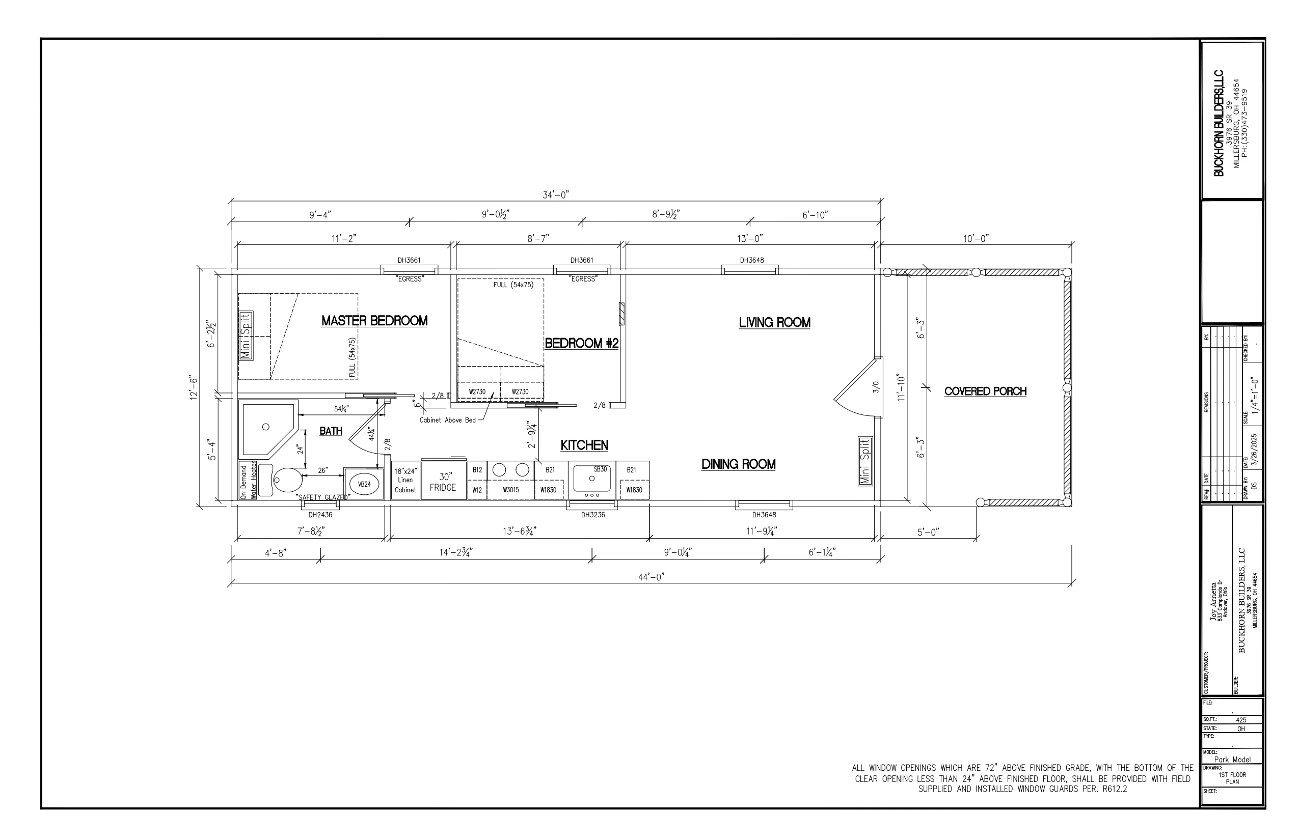 Cedar Ridge 2 bedroom
