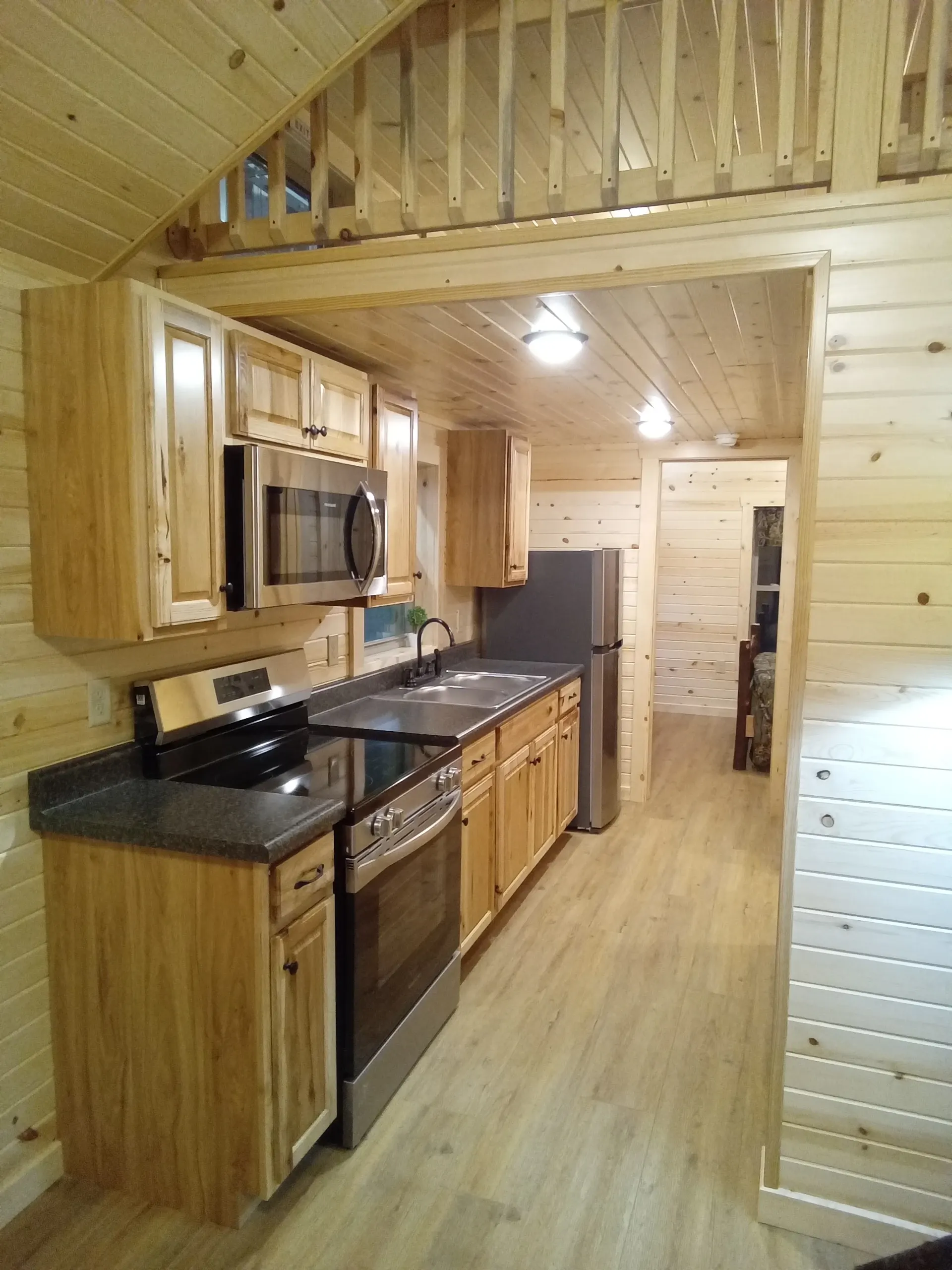 cedar ridge tiny home kitchen