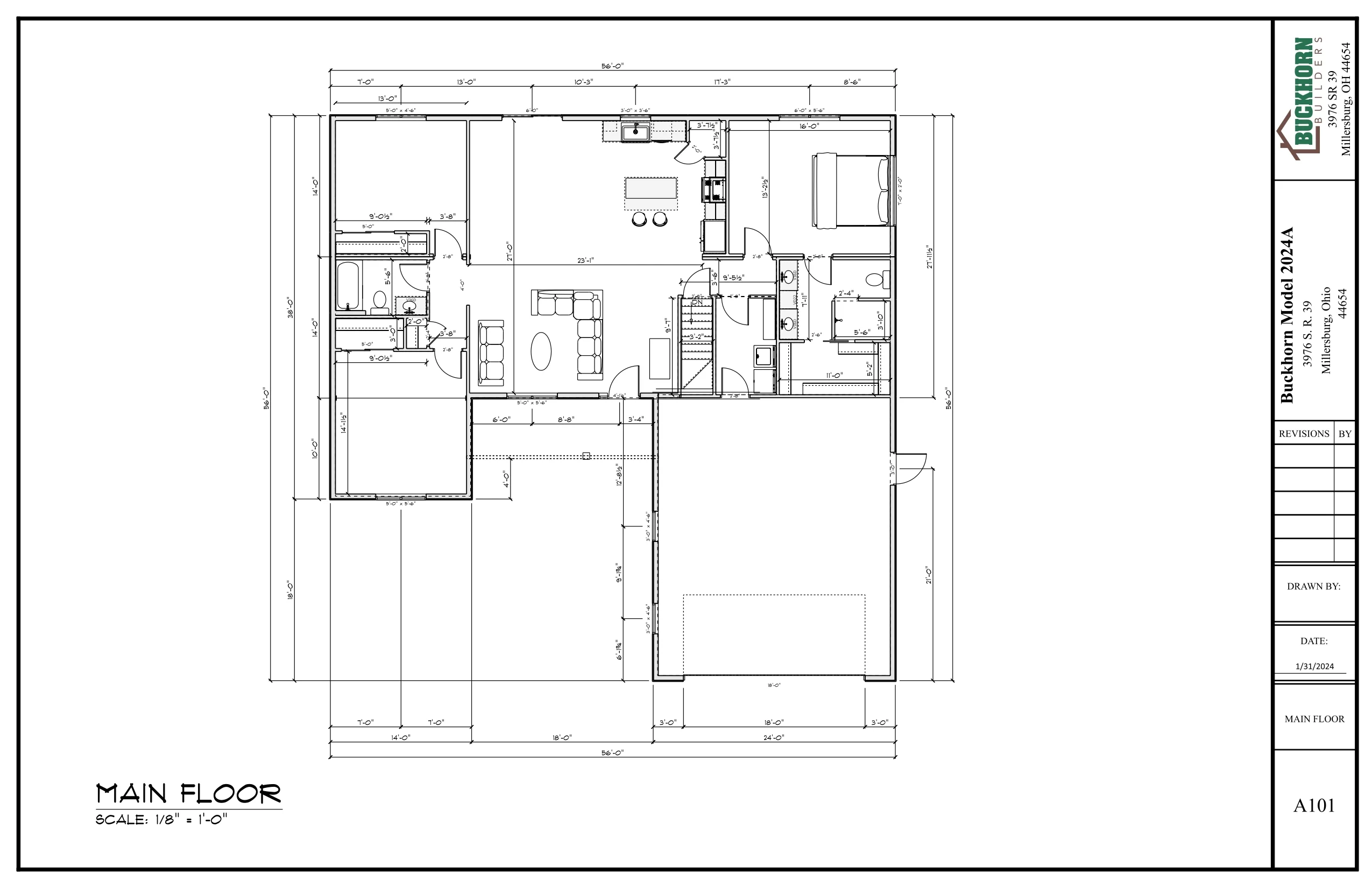 Grandview Farmhouse floorplan