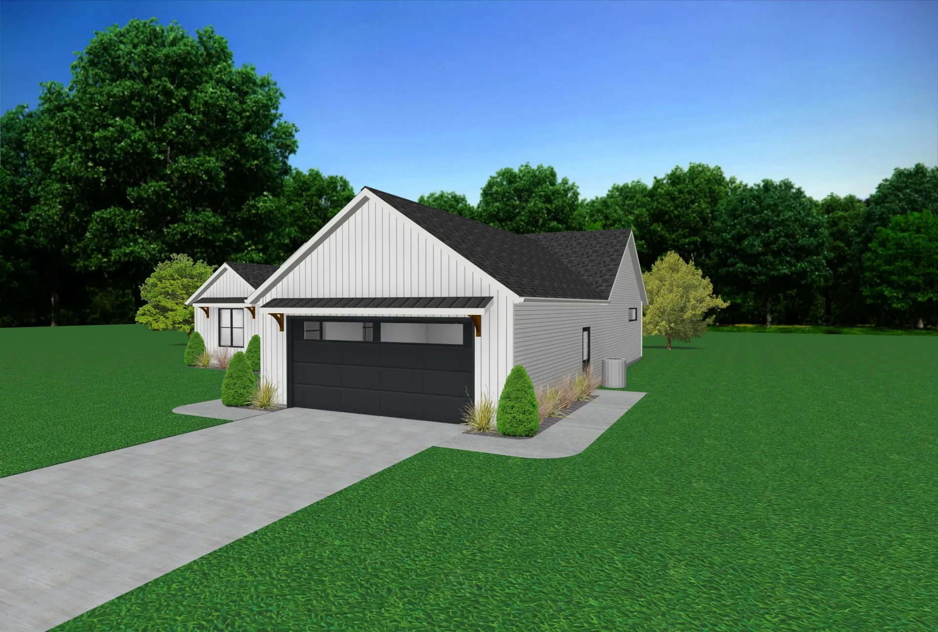 grand view modular home side view