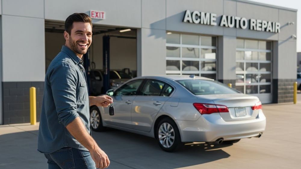 entrega veiculo reparado oficina acme auto