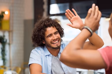 high five