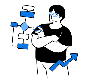 Illustration: a builder styling a consent banner to match the site