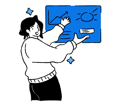 Illustration: a builder wiring up a consent flow inside the design canvas
