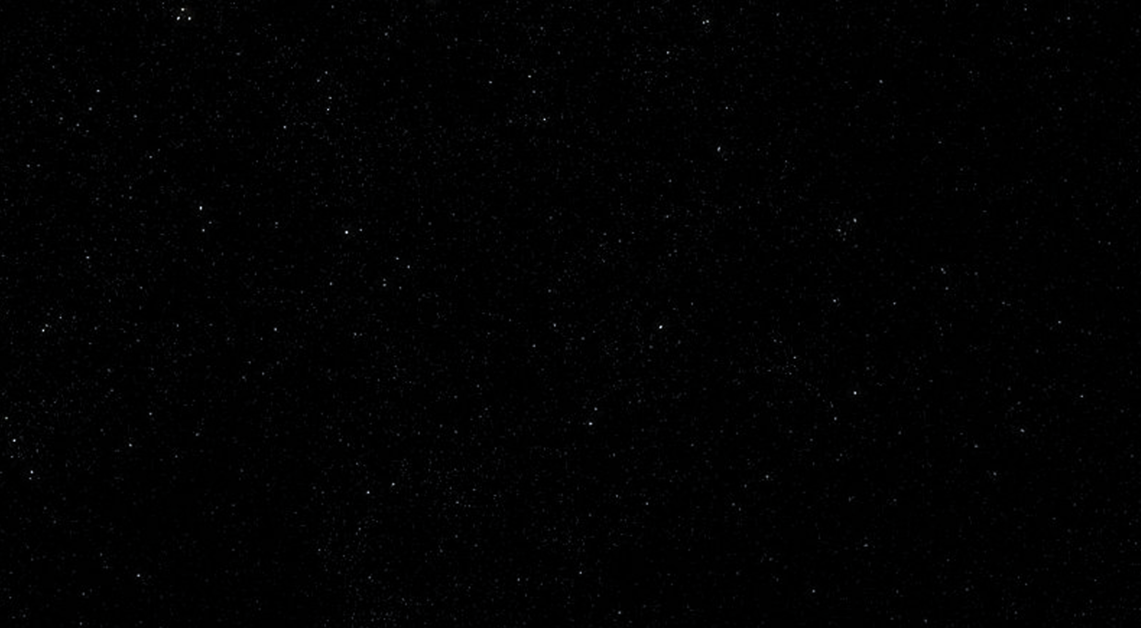 Dark night sky filled with numerous small white stars scattered across.