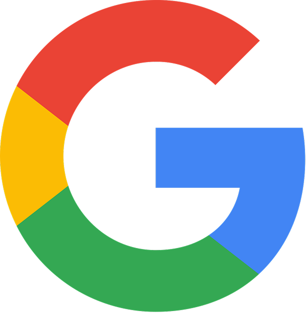 Google logo with red, yellow, green, and blue colored segments forming a stylized letter G.
