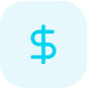 Blue square icon with rounded corners featuring a dollar sign in the center.