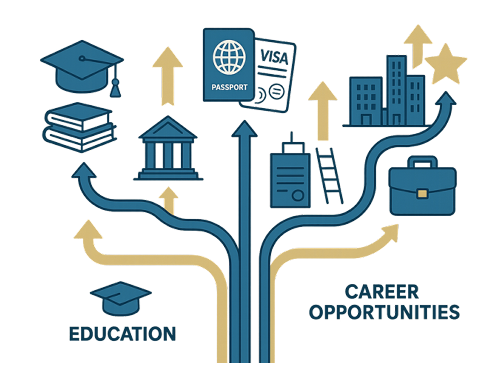 Proven Outbound Paths for International Students and Professionals