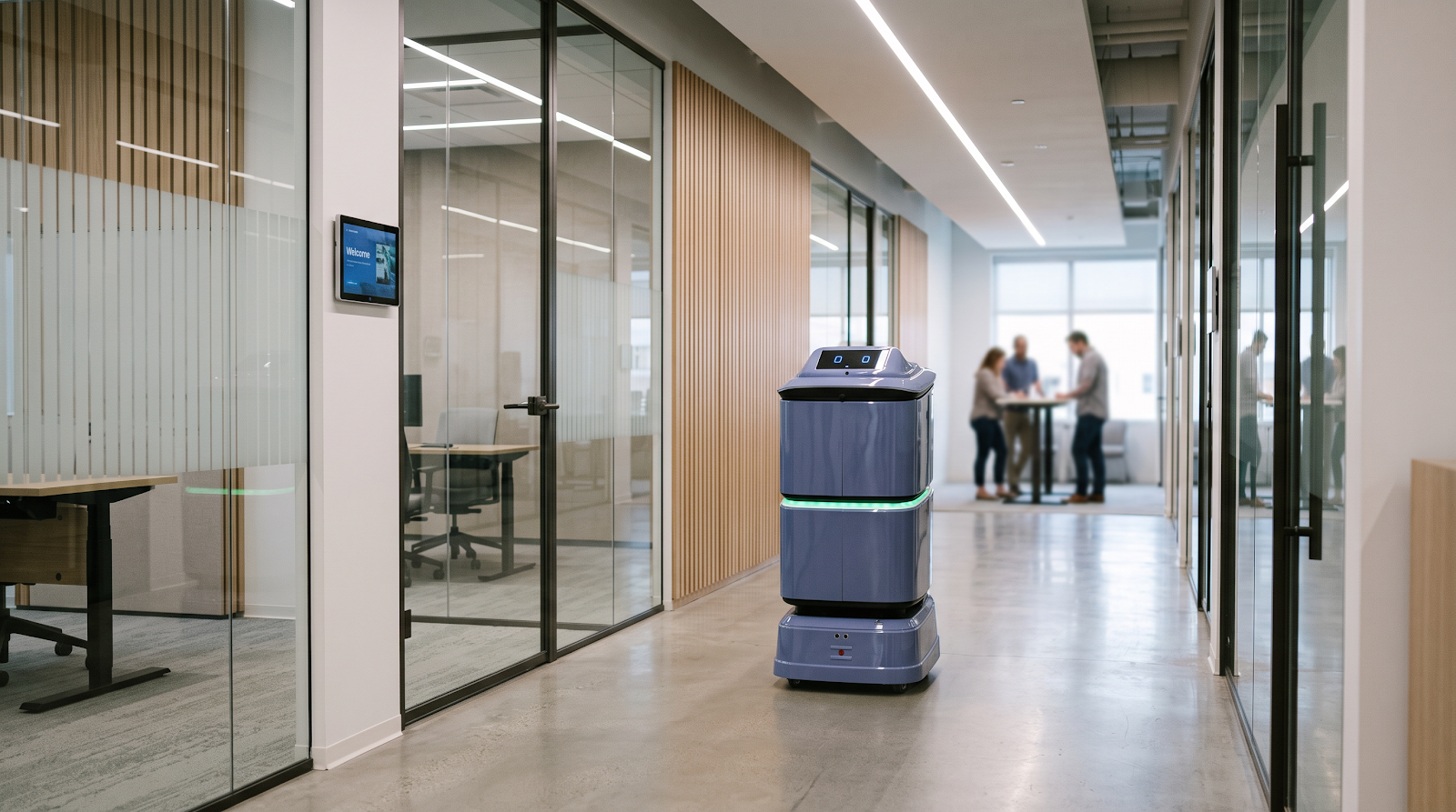 Autonomous robotics supporting commercial property operations