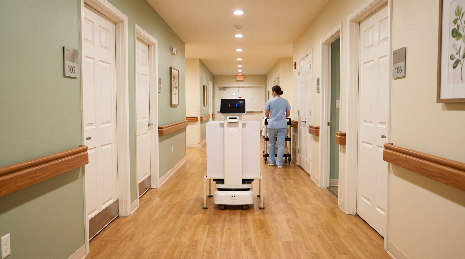 Autonomous robotics supporting healthcare and senior living operations
