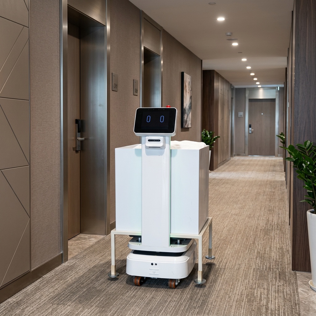 TechForce Robotics autonomous robot ready for demonstration