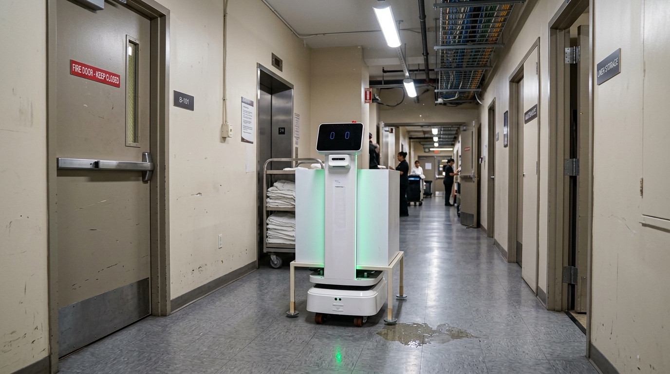 TIM-E autonomous waste transport robot