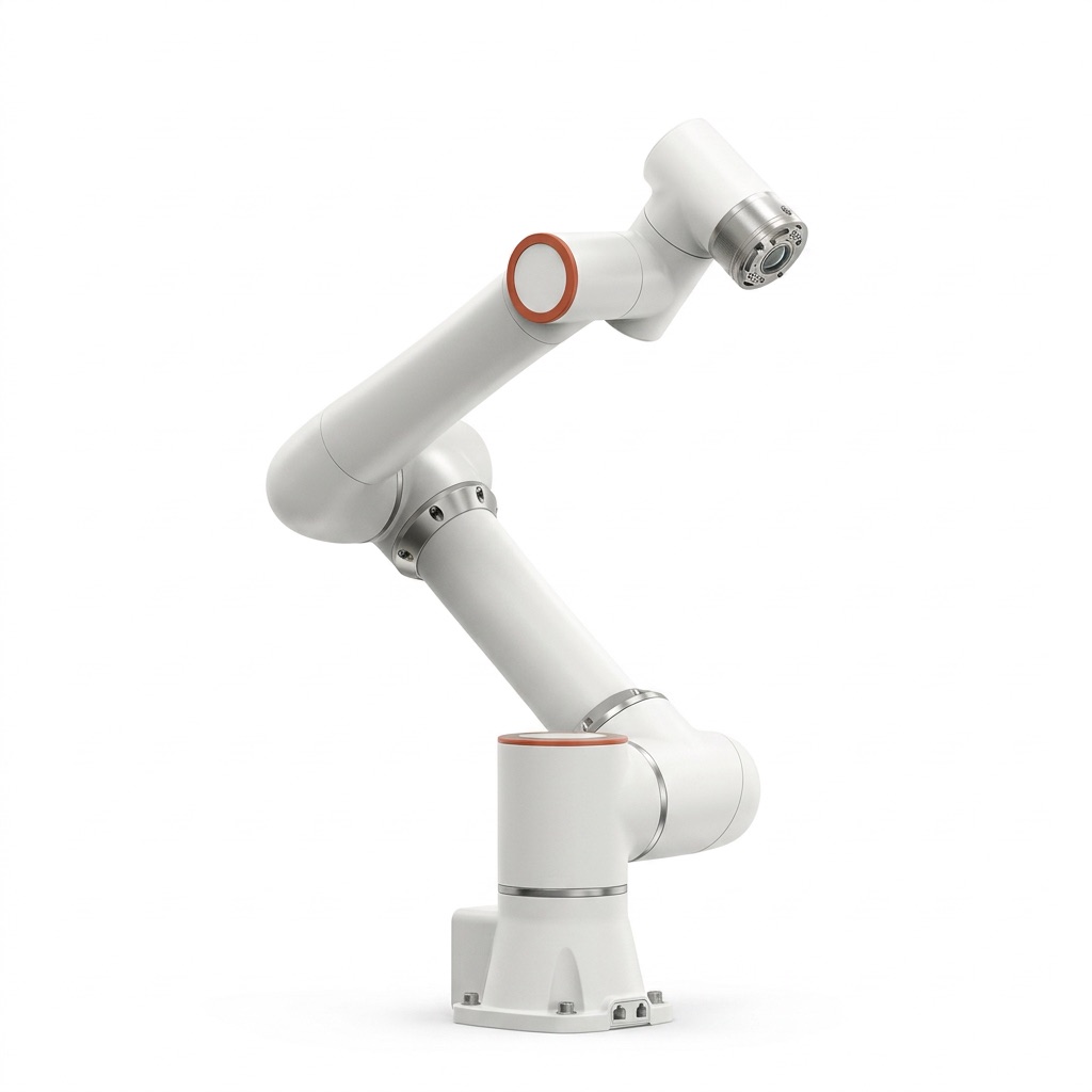 FLEX-E robotic arm handling materials in a controlled environment