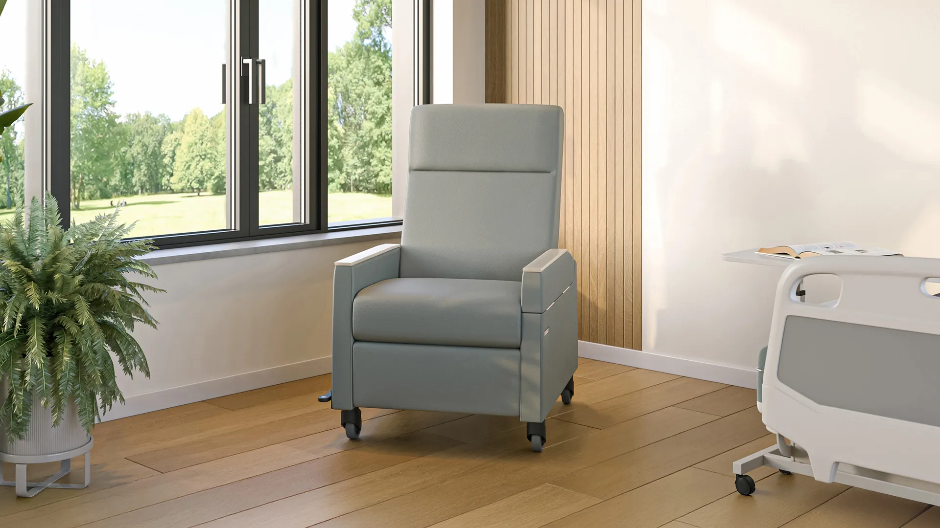 a medical reclining chair