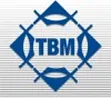 TBM logo featuring the letters TBM within a diamond shape composed of blue lines and arrows.