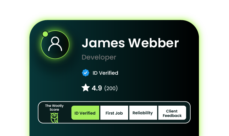 Wootly Profile Mockup