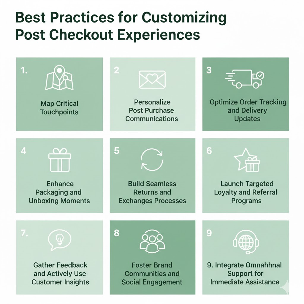 Best practices for Customizing Post Checkout Experiences