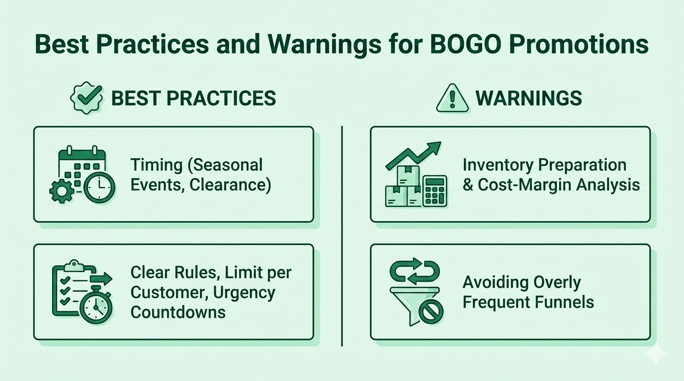 Best Practices and Warnings for BOGO Promotions