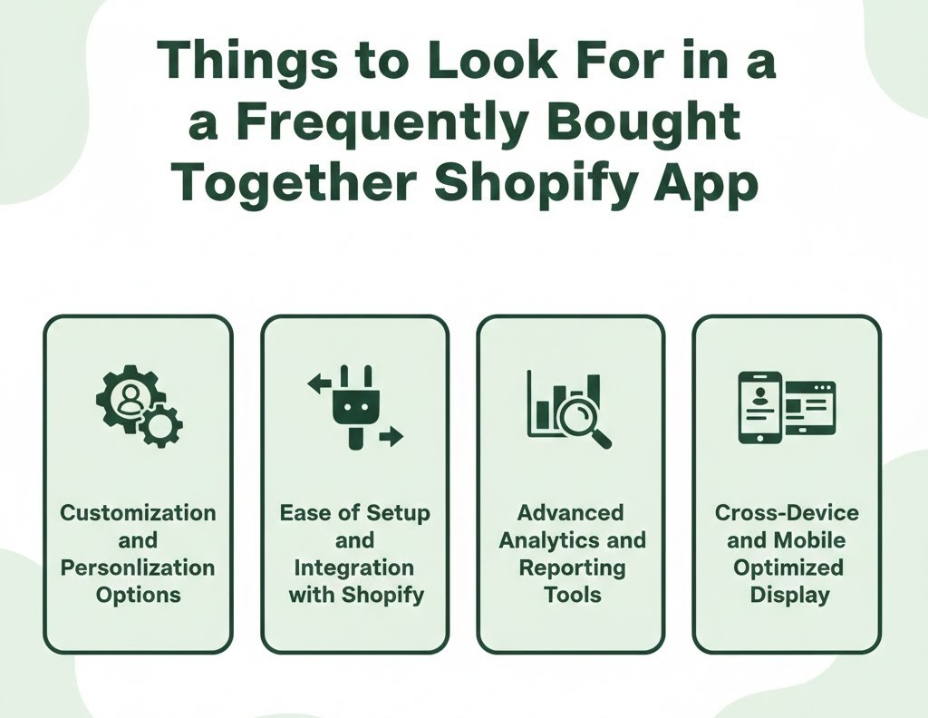 Things to Look For in a Frequently Bought Together Shopify App