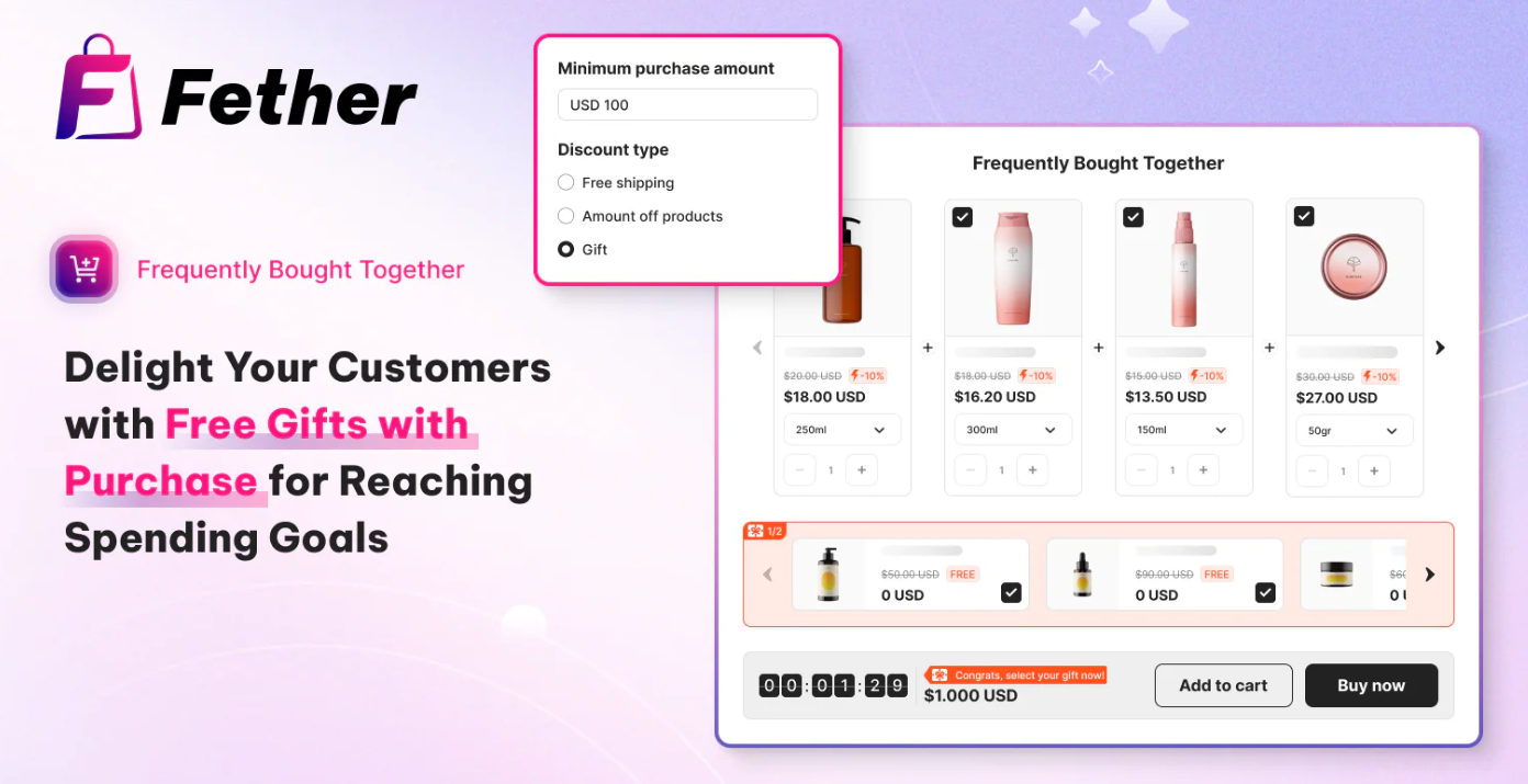 Fether - Frequently Bought Together
