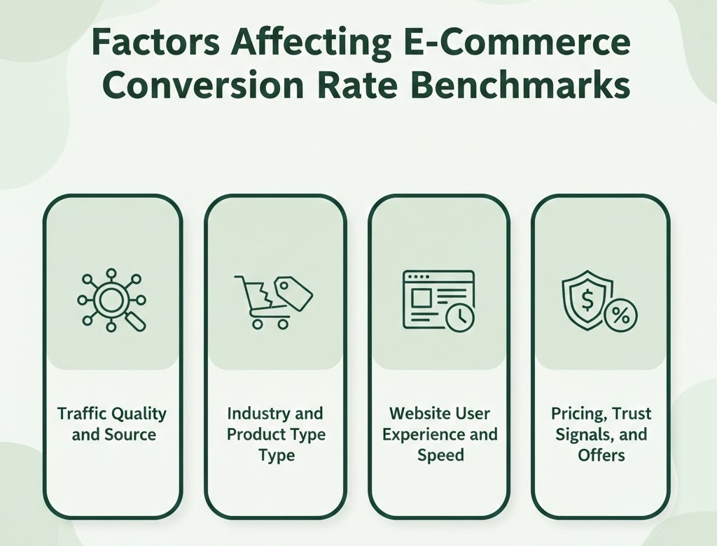 Factors Affecting E-Commerce Conversion Rate Benchmarks