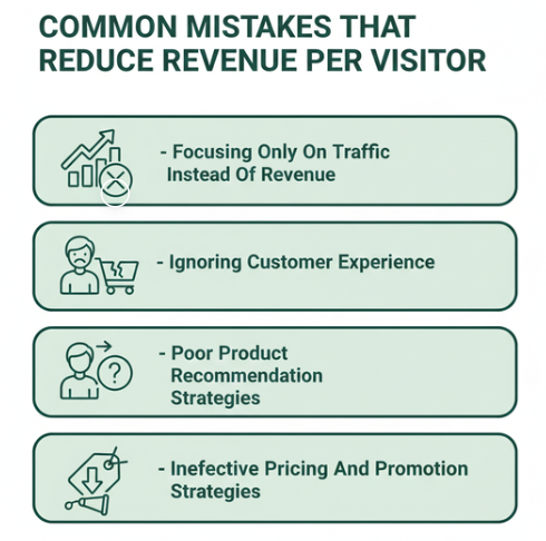  Common Mistakes That Reduce Revenue Per Visitor