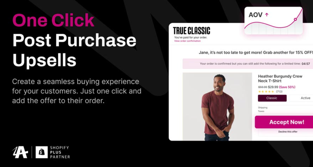 After-Sell Post-Purchase Upsell