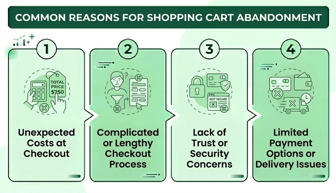 Common Reasons for Shopping Cart Abandonment