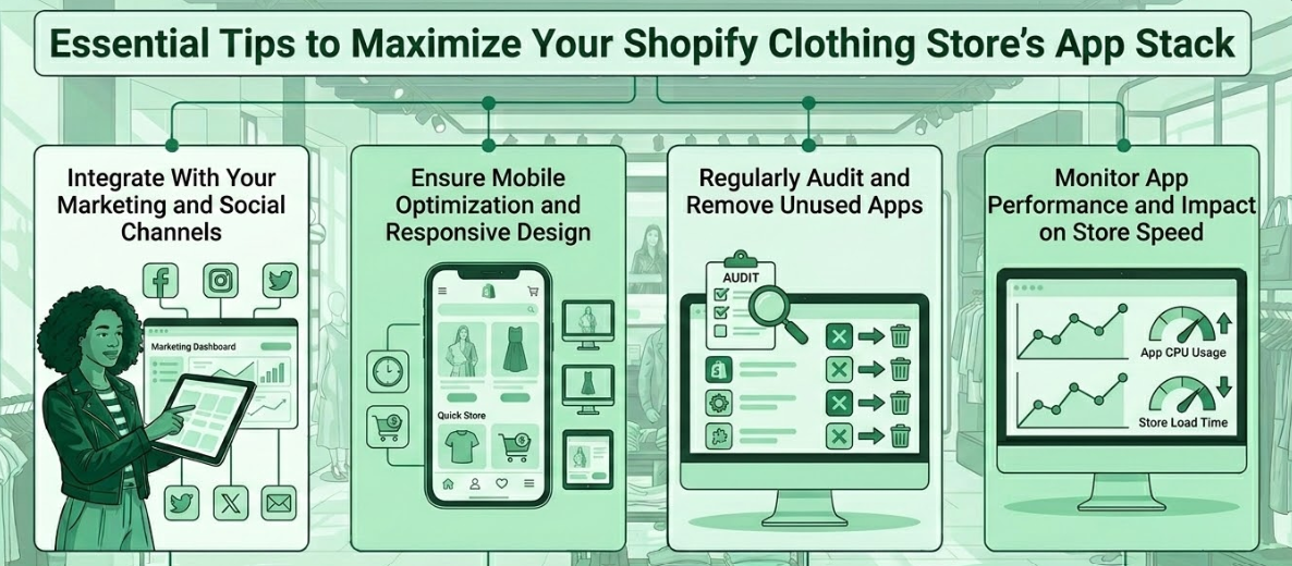 Essential Tips to Maximize Your Shopify Clothing Store’s App Stack