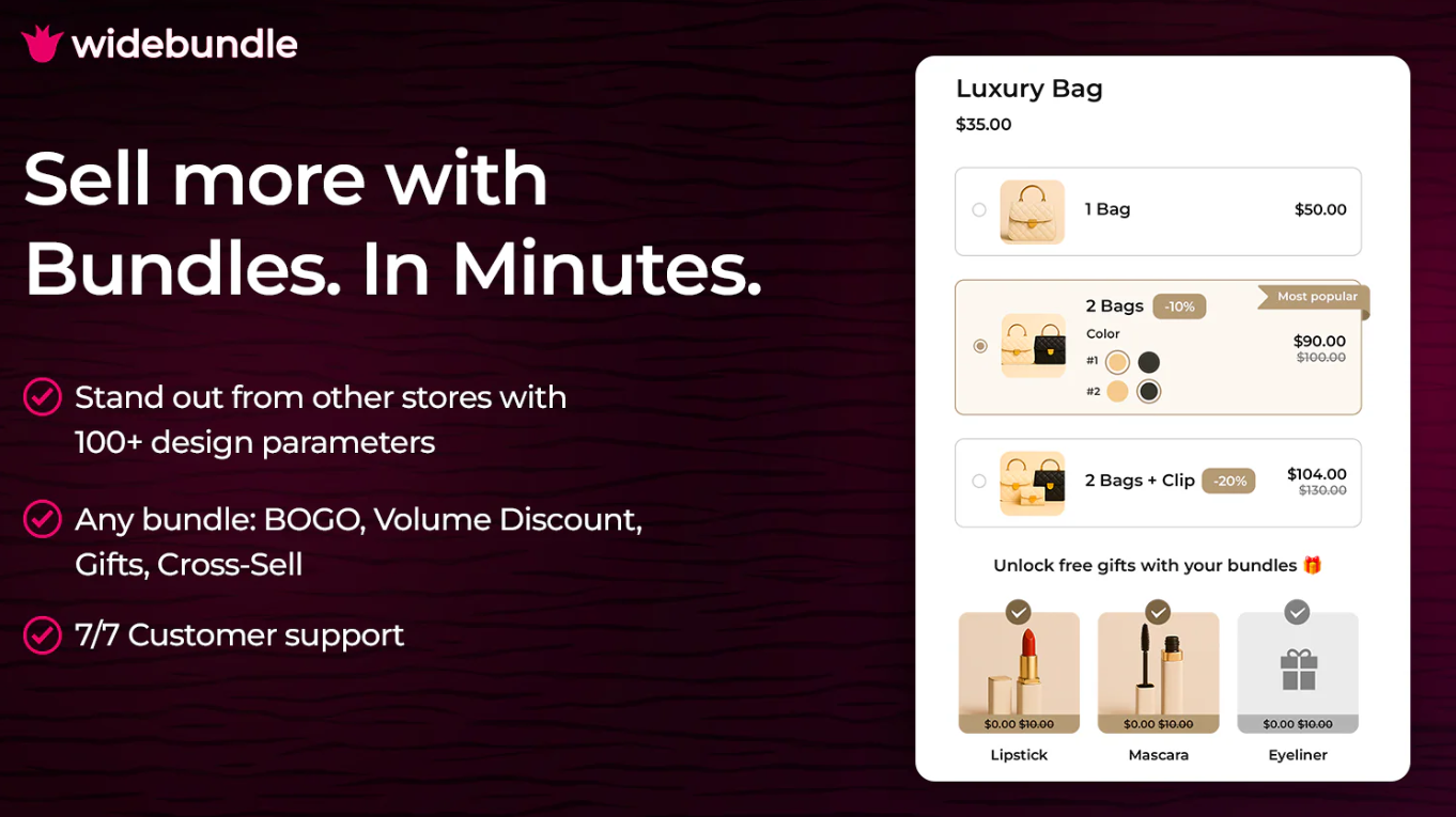 Wide Bundles - Quantity Breaks