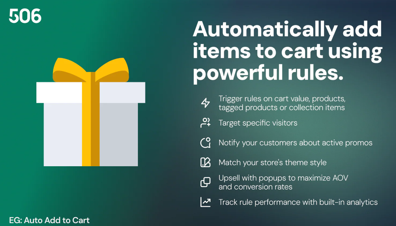 EG Auto Add to Cart Free Gift