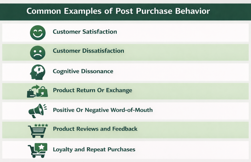 Common Examples of Post Purchase Behavior