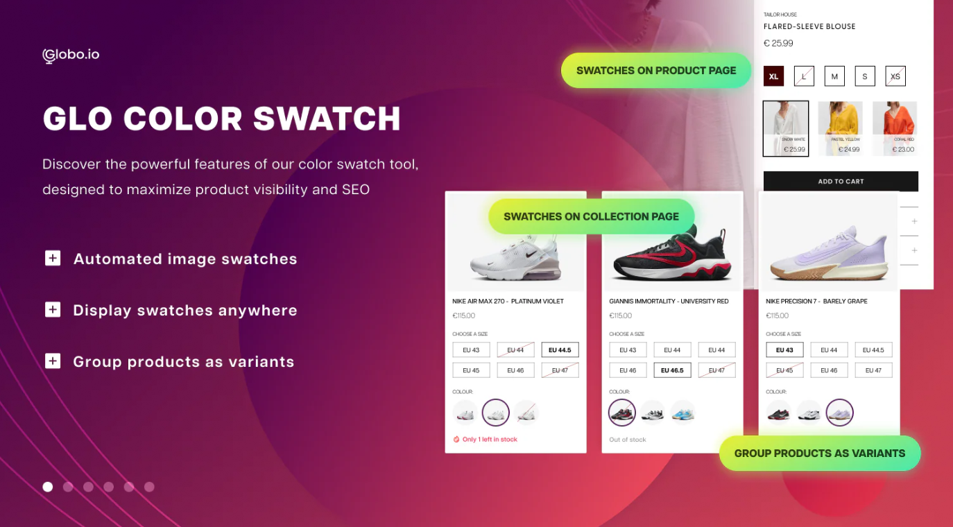 GLO Color Swatch & Bundles