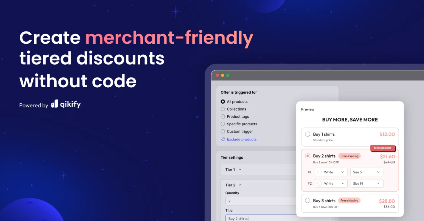 Qikify Quantity Discount