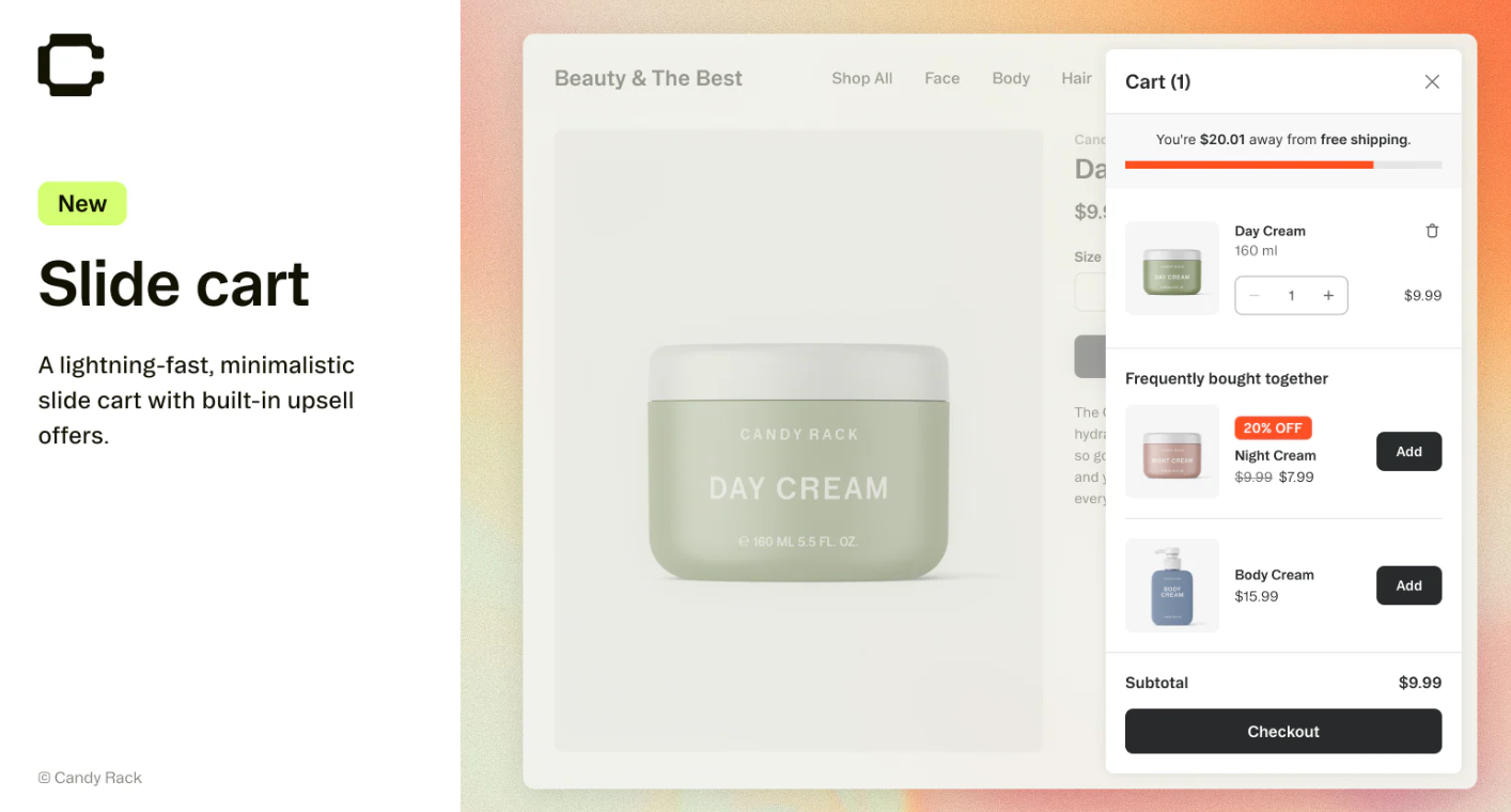  Candy Rack: All-in-One Upsell