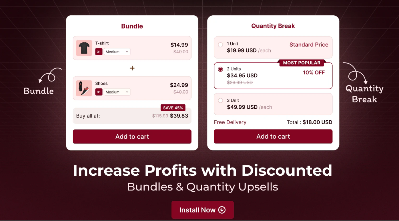 Pumper Bundles Quantity Breaks