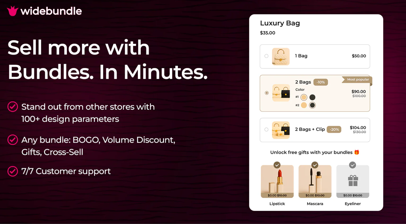 Wide Bundles ‑ Quantity Breaks