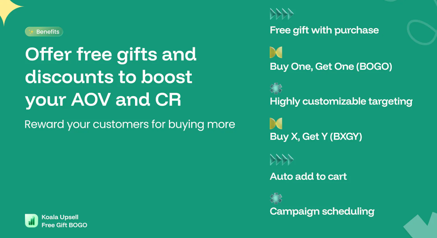 Koala Free Gift BOGO Upsell