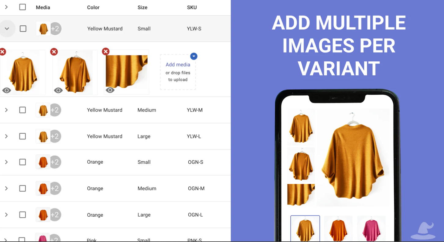 Variant Image Wizard + Swatch