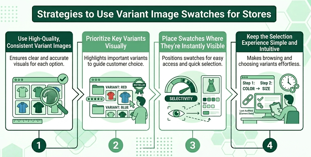 Strategies to Use Variant Image Swatches for Stores